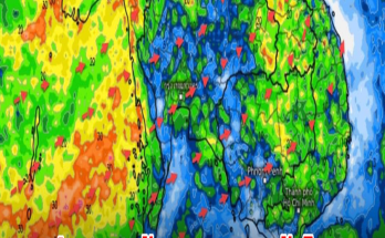 เปิดภาพเส้นทางมรสุมเข้าไทย พื้นที่เสี่ยงเจอฝนตกหนัก เตรียมรับมือ