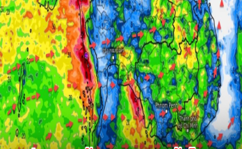 เปิดภาพเส้นทางมรสุมเข้าไทย พื้นที่เสี่ยงเจอฝนตกหนัก เตรียมรับมือ