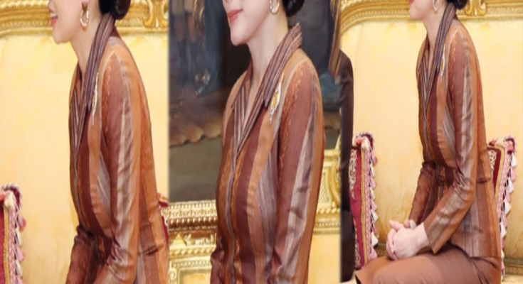 สง่างาม พระราชินีทรงฉลองพระองค์ผ้าไหมมัดหมี่พระสิริโฉมงดงาม