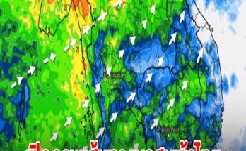 เปิดภาพเส้นทางมรสุมเข้าไทย พื้นที่เสี่ยงเจอฝนตกหนัก เตรียมรับมือ