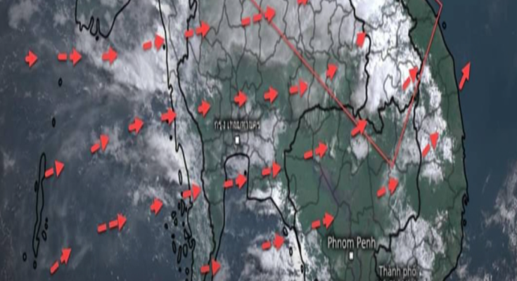 ภาพถ่ายดาวเทียม และเรดาร์วันนี้ พบเมฆฝนปกคลุม มรสุมเริ่มมีกำลังแรงขึ้น